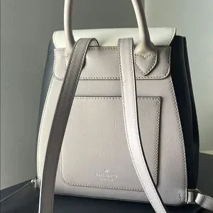 kate spade | Bags | Kate Spade Cream And Black Backpack With  display picture 3